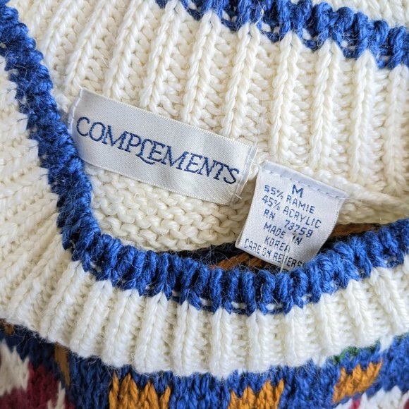 Vintage Complements Chunky Knit Grandpa Sweater - Picture 7 of 7